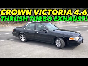 2002 Ford Crown Victoria 4.6L V8 Dual Exhaust w/ THRUSH TURBO MUFFLERS!