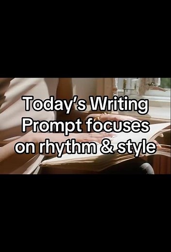 A playwriting writing prompt that will help you focus on rhythm and style in your play for the stage