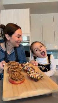 The Doughnie 🍩🍎 super easy & healthy after school sweet treat ❤️