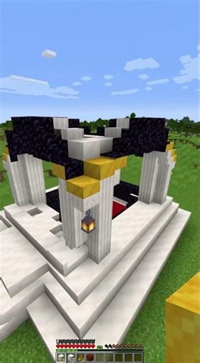 I Built a YouTube Algorithm Temple in Minecraft #shorts