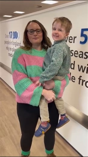 Monty is a cheeky 4-year-old boy who lives with Rubinstein-Taybi syndrome. Many parts of his development have been affected by the rare genetic condition, causing difficulty breathing and repeated visits to intensive care. Thankfully, Monty is now receiving bi-weekly immunoglobulin infusions – medicine made from plasma. As mum Sophie says, they have been making a big difference. To help, sister Seren has been busy raising awareness of plasma, by climbing mountains and inspiring Girlguiding membe