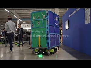 Amazon teases smarter warehouse robots, drone deliveries, and grocery service for Europe