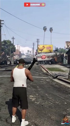 Destroying Police Cars in GTA 5 (RPG Chaos!)