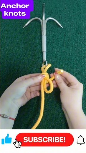 Master the Anchor Knot: Secure Your Line with Ease"#anchorknots #diy #knot #shorts
