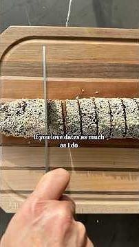 5 ingredient date roll, kosher for Passover✨ recipe in comments. #sivanskitchen #dates #easy #recipe
