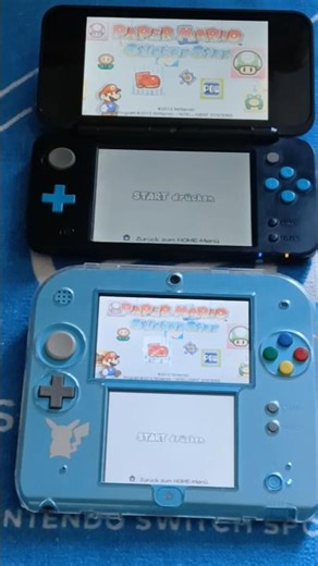 Paper Mario Sticker Star- Nintendo New 2DS XL vs 2DS Speed Comparison