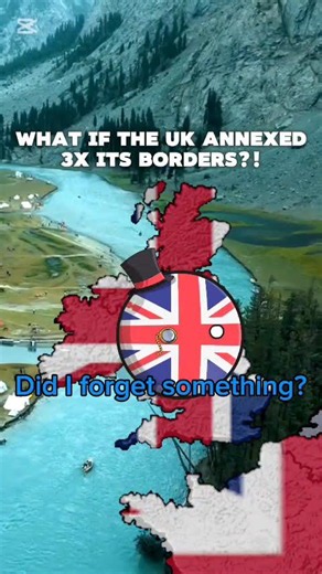 What if the United Kingdom annexed countries across the entire world? 🌍🇬🇧 #didyouknow #mapping