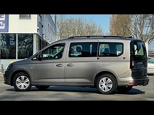 Volkswagen NEW Caddy Cargo Combi 2022 in 4K Mojave beige Metallic Walk around & detail inside