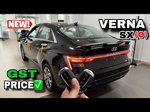 Hyundai Verna SX(O) New✅ GST Price 2025 Verna Top Model on-Road Price mileage Details & Reviews