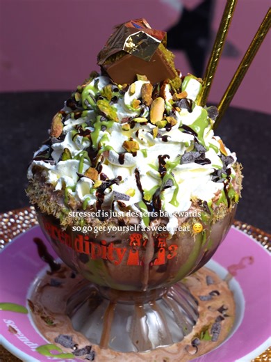 Holiday stress calls for a sweet treat, we don't make the rules 🤷‍♀️ Take a break from busy NYC at Serendipity3 💖 Reservations at www.serendipity3.com #Serendipity3 #rockettes #TimesSquare #NYCEats #TimesSquareNYC #TimesSquarenewyork #broadway #manhattan #NYCLife #NYCfood #NYCfoodie #NYCrestaurants #NYCeats #NYCdining #desserts #nycdesserts #nyctourist #nycbrunch