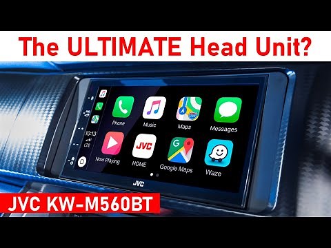 The ULTIMATE Car Head Unit UNDER £300? JVC KW-M560BT Demo & Overview