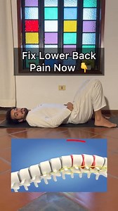 61K views · 868 reactions | Sitting and standing all day compresses our lower back which can cause pain. This exercise helps you decompress your spine for instant pain relief 律‍♂️For my 22 minute lower back pain course check out PouyaYoga.com (link in bio) #lowerbackpain #backpain #sciatica #sciaticarelief #lowerback | PouyaYoga | Facebook