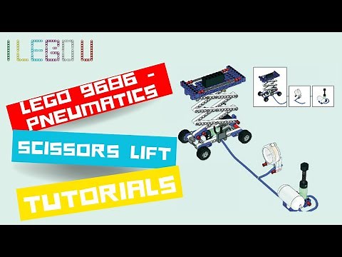 LEGO 9686 PNEUMATICS - Scissors Lift Building Instructions - Scissors Lift TUTORIALS
