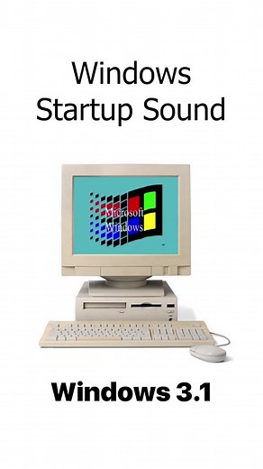 Relive the digital revolution with the iconic Windows startup sound. Do those sounds take you back? #windowsstartup #windows95 #windows98 #windows7 #windows8