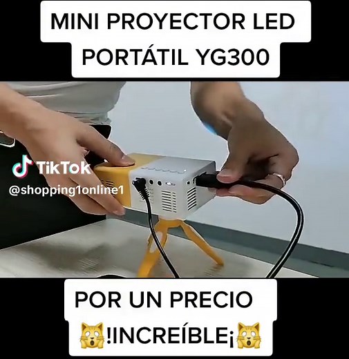 Mini Proyector YG300 | Envío GRATIS y Pago al Recibir