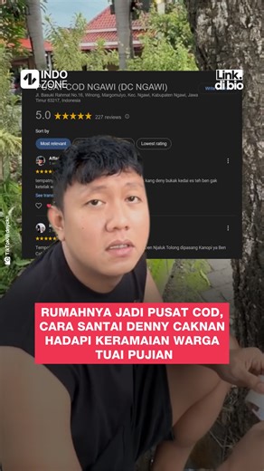 INDOZONE - #KAMUHARUSTAU on Instagram: "Rumah kediaman penyanyi campursari Denny Caknan kerap dijadikan titik cash on delivery (COD) oleh warga sekitar. Aktivitas tersebut membuat area di depan rumahnya ramai didatangi orang-orang yang melakukan transaksi jual beli secara langsung.⁠ ⁠ Kondisi itu tidak terjadi sekali, melainkan berulang kali. Meski rumahnya sering menjadi lokasi singgah warga, Denny memilih bersikap santai dan tidak memperlihatkan keberatan atas aktivitas tersebut. Menariknya, a