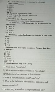 The maximum zoom percentage in Microsoft PowerPoint is \qquada... | Filo