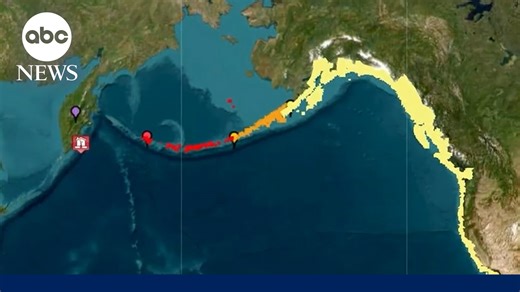 Juju Chang reports on a massive magnitude 8.7 earthquake that struck off the coast of Russia, sparking tsunami warnings in Alaska and Hawaii and a watch for other areas of the entire West Coast. https://abcnews.link/lCkqqs8 | ABC News