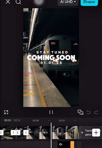 CapCut Template Preview: Coming Soon Clips