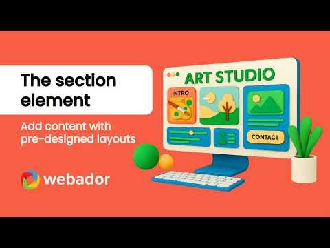 How to: The section element | Webador