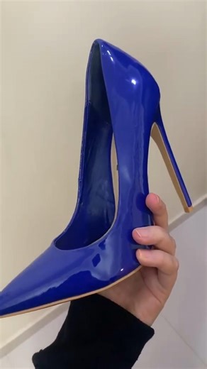 My new blue high heels stilettos
