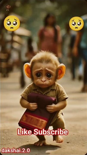 "Moti the Monkey’s Emotional Journey 🐵💔"