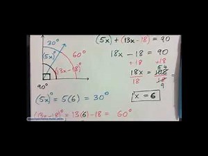 Apply Solving Linear Equations Complementary and Supplementary Angles