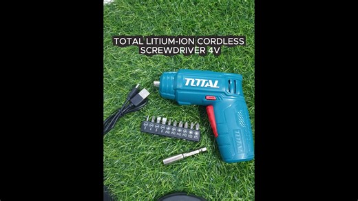 🎙️ “Hello mga ka-Tools! Sawa ka na bang mapudpud ang pulso kakapihit ng turnilyo? O lagi ka bang nauutusan mag-ayos pero wala kang tamang gamit? Eto na ang solusyon para sayo — ang TOTAL 4V Lithium-Ion Cordless Screwdriver TSDLI0402! Maliit pero malakas, compact pero heavy-duty! Perfect para sa DIY, appliance repair, at mabilisang gawa sa bahay!” | Tools-Motto