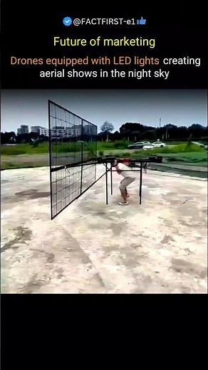 Marketing through drone in the sky😨