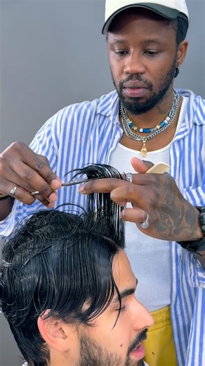 The perfect brushback haircut 👌🏾 The perfect brushback haircut is all about technique, intention, and precision. Every section matters — especially that small piece of hair at the front hairline. Cut it too early, and you’ll create a hole that throws off the entire shape. This isn’t just a haircut — it’s craftsmanship that grows out clean, moves naturally, and fits your lifestyle. 💈 Houston men, if you value shape, longevity, and detail — book your next precision cut with me. Let’s elevate yo