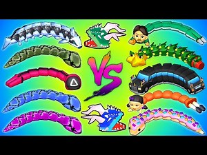 Snake Clash.io !! NEVER GIVE UP 😭🙏 BEST EPIC GAME 🎯💪 VIP Snake Vs Rare Snake 🐍⛎ 527
