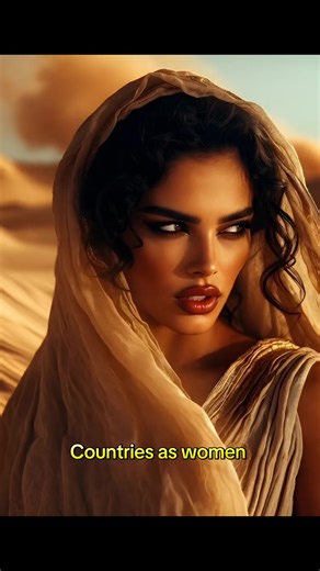Countries as women #countriesaswomen #portrait #aiart #foryou #viralvideo