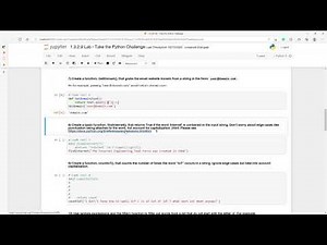 1.3.2.9 Lab - Take the Python Challenge