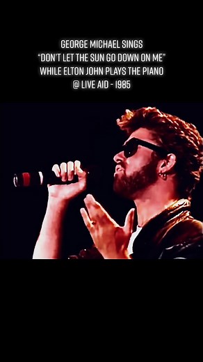 George Michael and Elton John Live Aid 1985 Performance