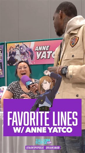 Favorite Lines W/ Anne Yatco Voice Of Nobara Kugisaki || #AnimateRaleigh #JujutsuKaisen #Anime