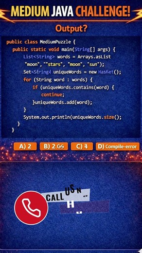 Java interview challenge 💥 #java #interview #coding
