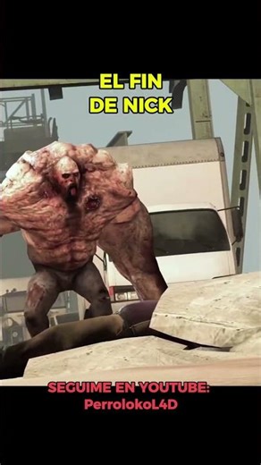 EL FIN DE NICK Left 4 Dead 2 #l4d2 #left4dead2 #shorts #humor