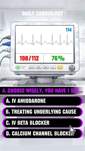 Comment all 4 ECG Rhythms #ecg #ecgquiz #ecginterpretation #cardiology