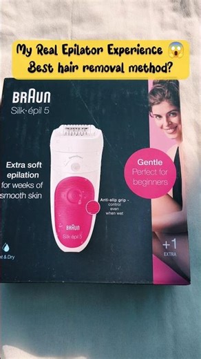 😱 Best Hair Removal Method? Epilator Honest Experience After 1 Year Use! | Braun silk 5 Review