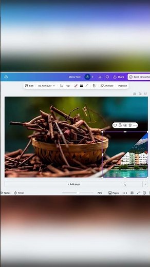 Create a Realistic Page Turn effect in Canva #Canva #PageFlip #CreativeTutorial #CanvaTips