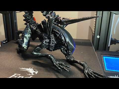 Xenomorph (Alien) - 3D Printing Timelapse