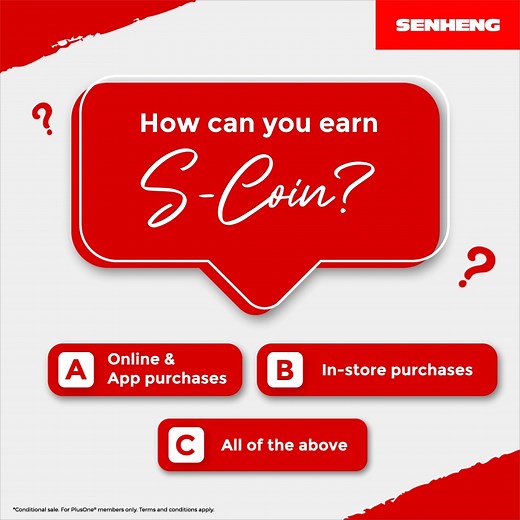 💚 Did you know earning S-Coin is actually super easy? Whether you shop online, through our app, or walk into any Senheng store, you can earn S-Coin on a wide range of purchases. At Senheng, we’ve always believed that your loyalty should come with real value. And the more S-Coin you collect, the bigger your savings on your next purchase. Simple, seamless, rewarding. 💚✨ 36 years on, we’re still committed to giving Malaysians smarter, better value with every upgrade. Thanks for being part of the 