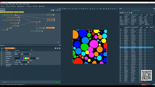 Avizo中涉及数据灰度值探测、提取和统计等方法