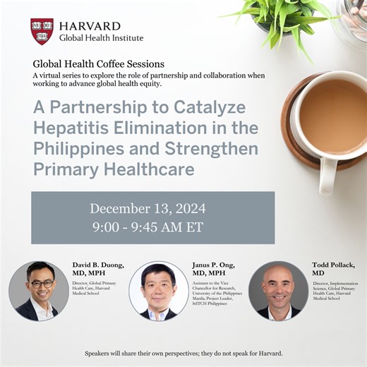 RECORDING: Employing Digital Tools and Technology to Expand Access to Healthcare - Harvard Global Health Institute