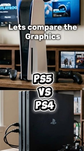 PS4 vs PS5 Graphics — Is There Really a Big Difference?#playstation#gaming#ps5vsps4#gamingcomparison
