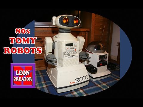 80s Toys - Tomy ROBOTS - OMNIBOT 2000 - with Leon Hills - LEON CREATOR
