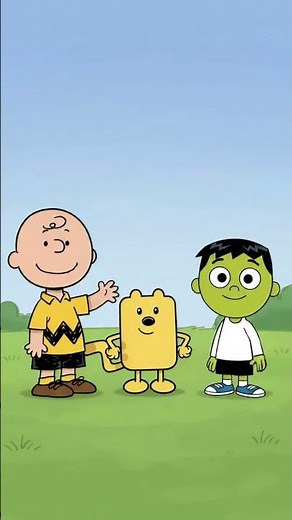 Charlie Brown meets wow wow wubbzy and dash