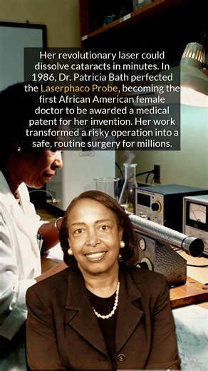 She invented the Laserphaco Probe and pioneered community ophthalmology. | The History Page