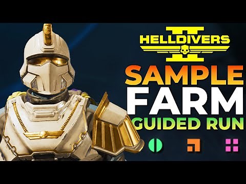 Helldivers 2 - All Samples Easy Solo Farming Guided Run (Quick and Easy)
