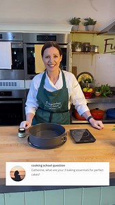 ✨ My Top 3 Baking Essentials for Perfect Cakes Every Time! 👉 What’s your must-have baking essential? Drop it in the comments! 🍰👇 Whether you're a seasoned baker or just starting out, these are my go-to tools: 1️⃣ A trusty scales – precision is everything! ⚖️ 2️⃣ A springform tin – no more broken cake edges! 3️⃣ And a splash of vanilla paste – flavour magic in a bottle! | Catherine Fulvio